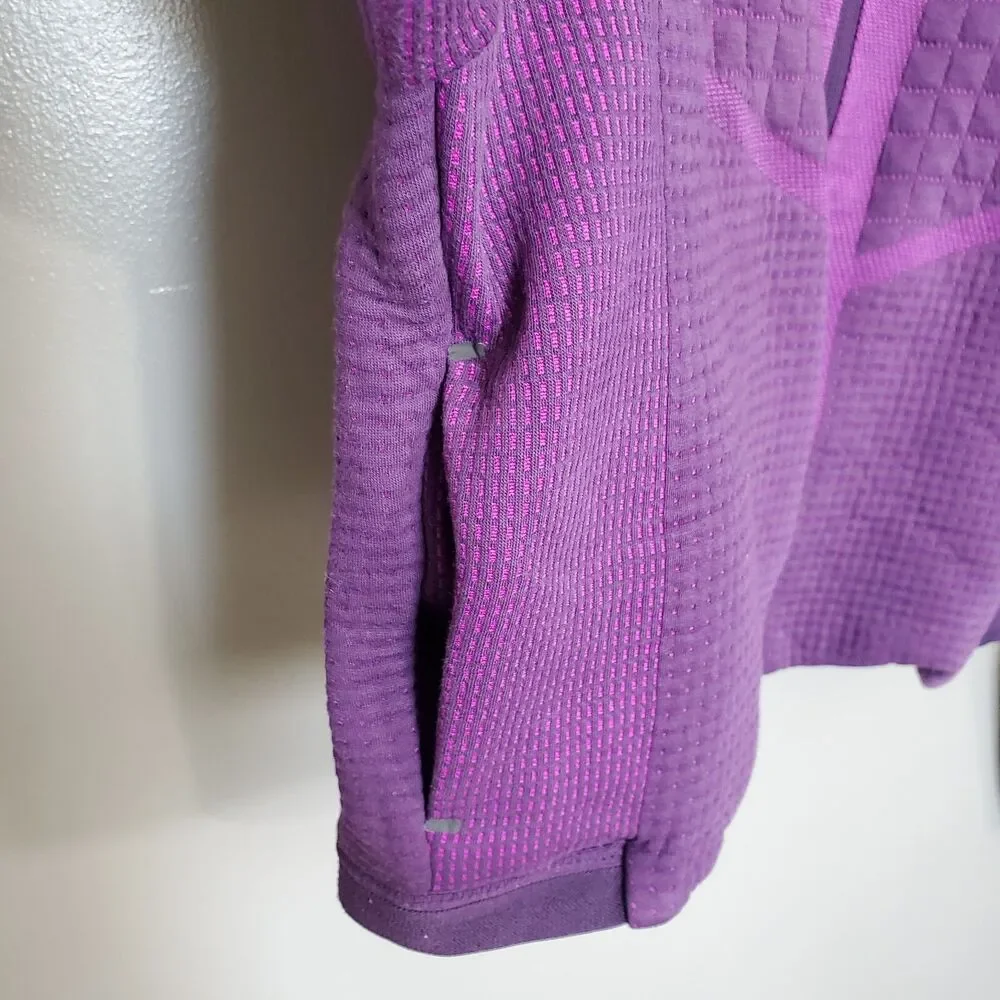 Nike Jacket Size Medium Sportswear City Ready Tech Purple Full Zip C19432-525